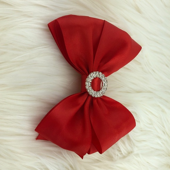 Hand Crafted Other - DISNEY PRINCESS HAIRBOW WITH BUCKLE RHINESTONE ALLIGATOR HAIRCLIP